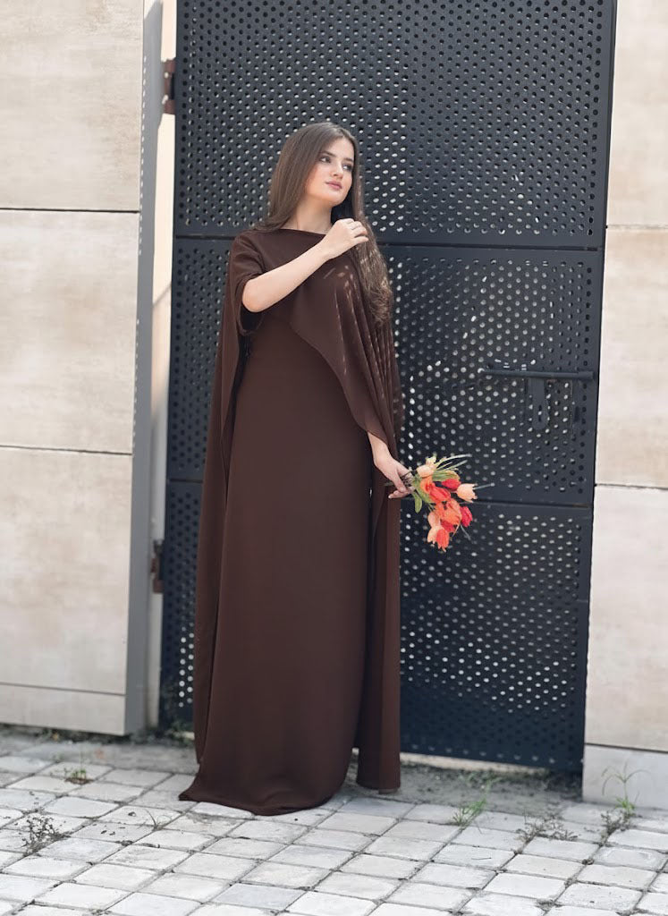 Cap Shawl Maxi – Chiffon 2PCs
