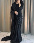 Midnight Moonlight Saree