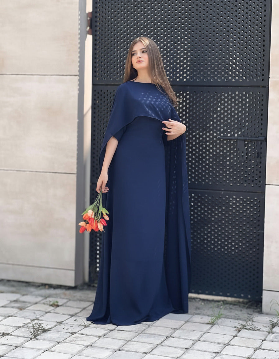 Cap Shawl Maxi – Chiffon 2PCs