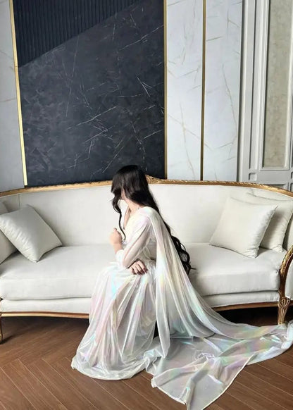 Rainbow Moonlight Saree