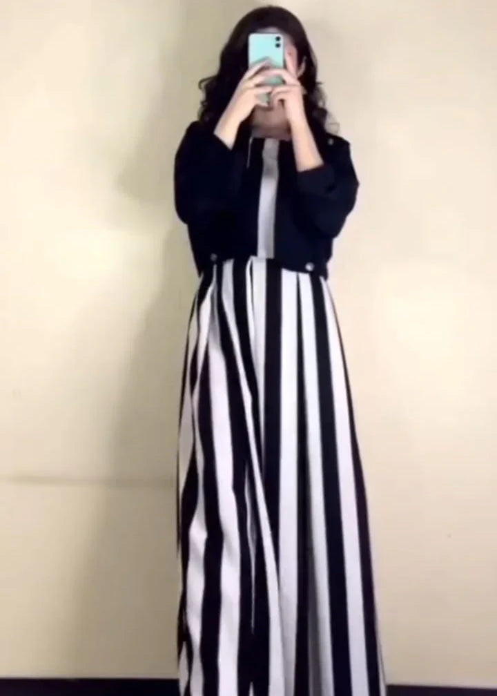 Zebra Print Frock & Soft Cotton Coati 2Piece Set