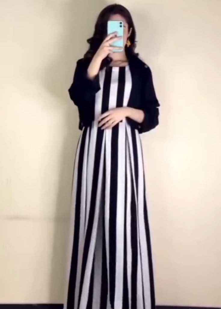 Savanna Chic Zebra Print Frock & Soft Cotton Coati 2Piece Set