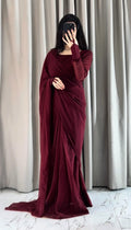 Noor-e-Chiffon Saree Stitched