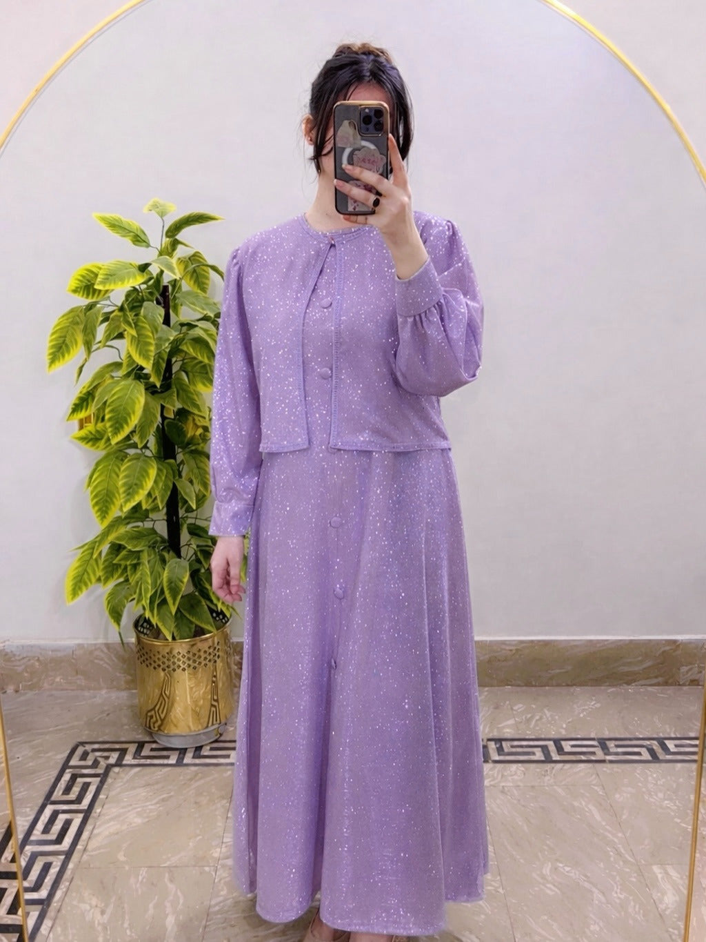 Starlight Moonlight Glitter Maxi & Jacket Set Premium Evening Wear