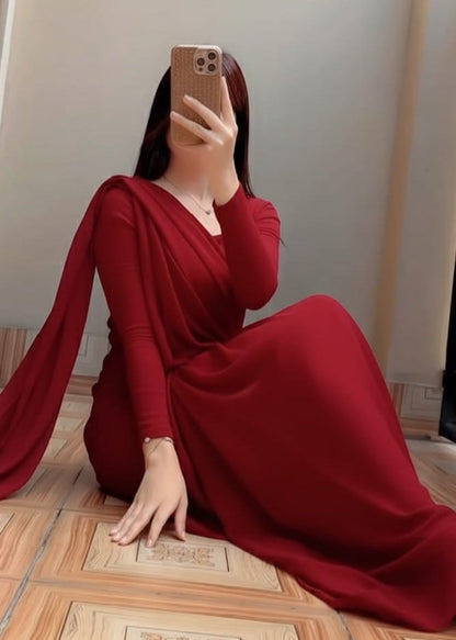 Mirror Chiffon Saree