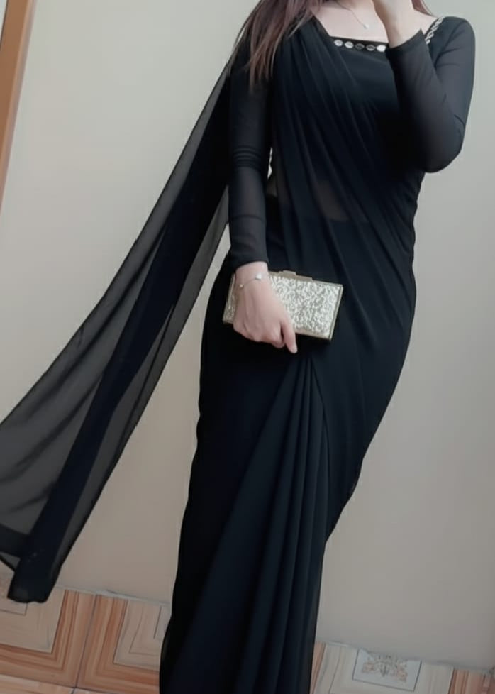 Mirror Chiffon Saree