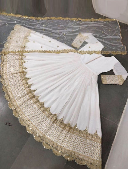 Midnight Star Chiffon 3Piece Suite Heavily Embroidered Sitara Work