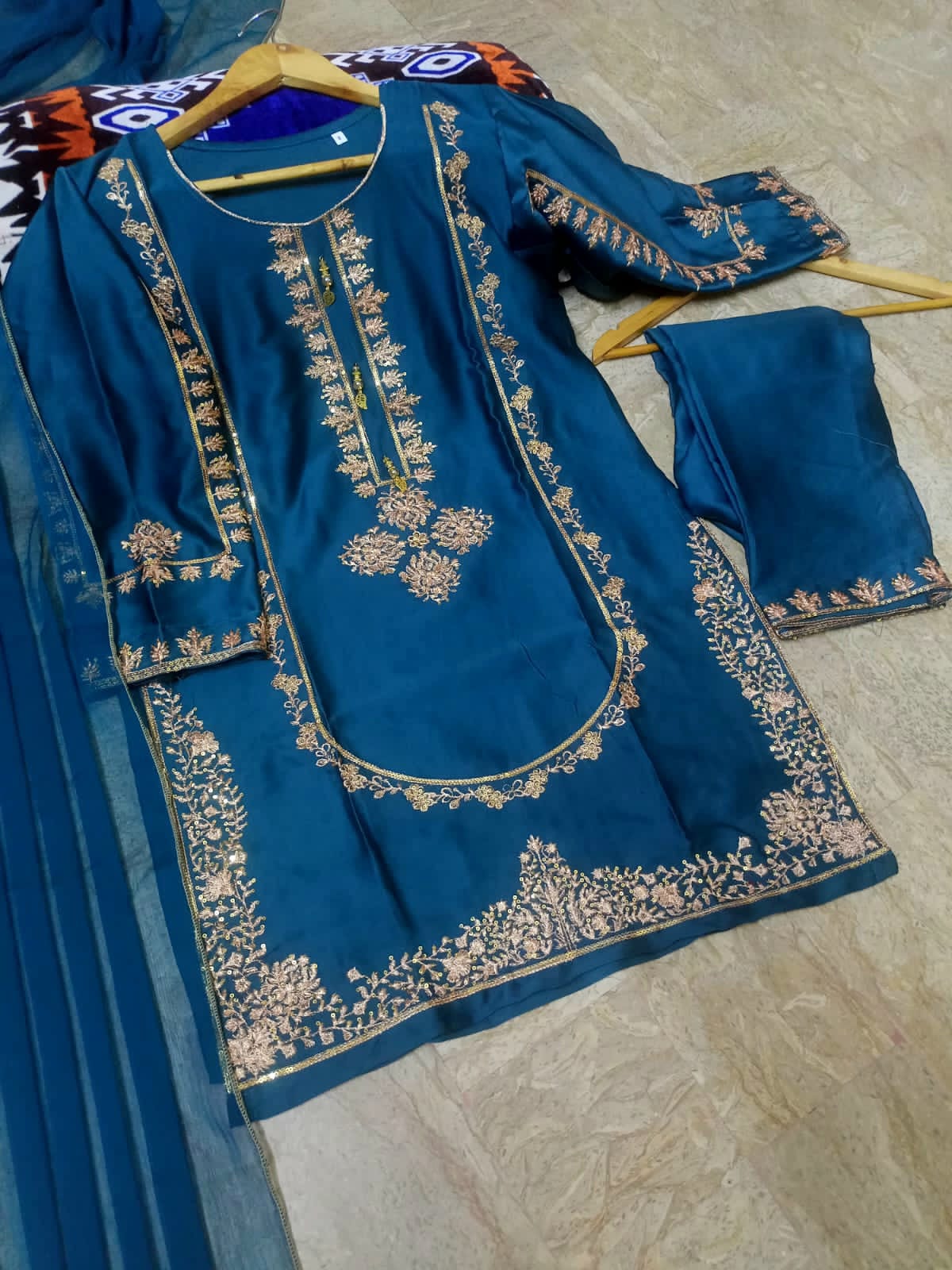 Heavy Sequence 3Piece Suit