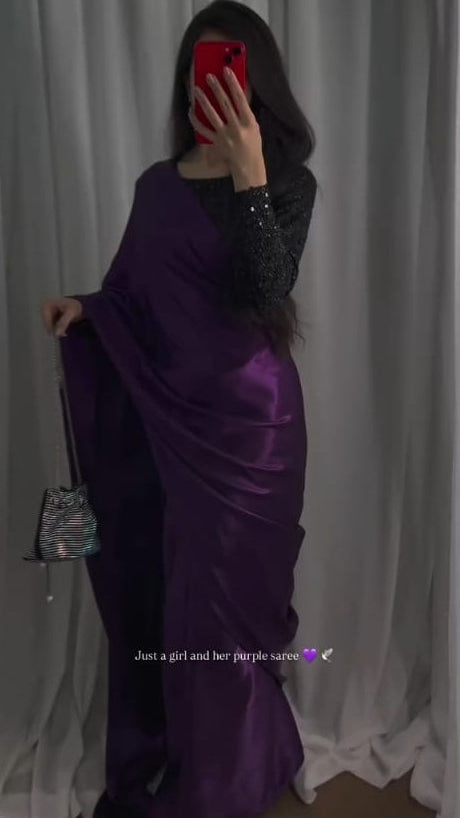 Premium Shamoze Silk Saree Ready to Wear for a Timeless Elegant Look