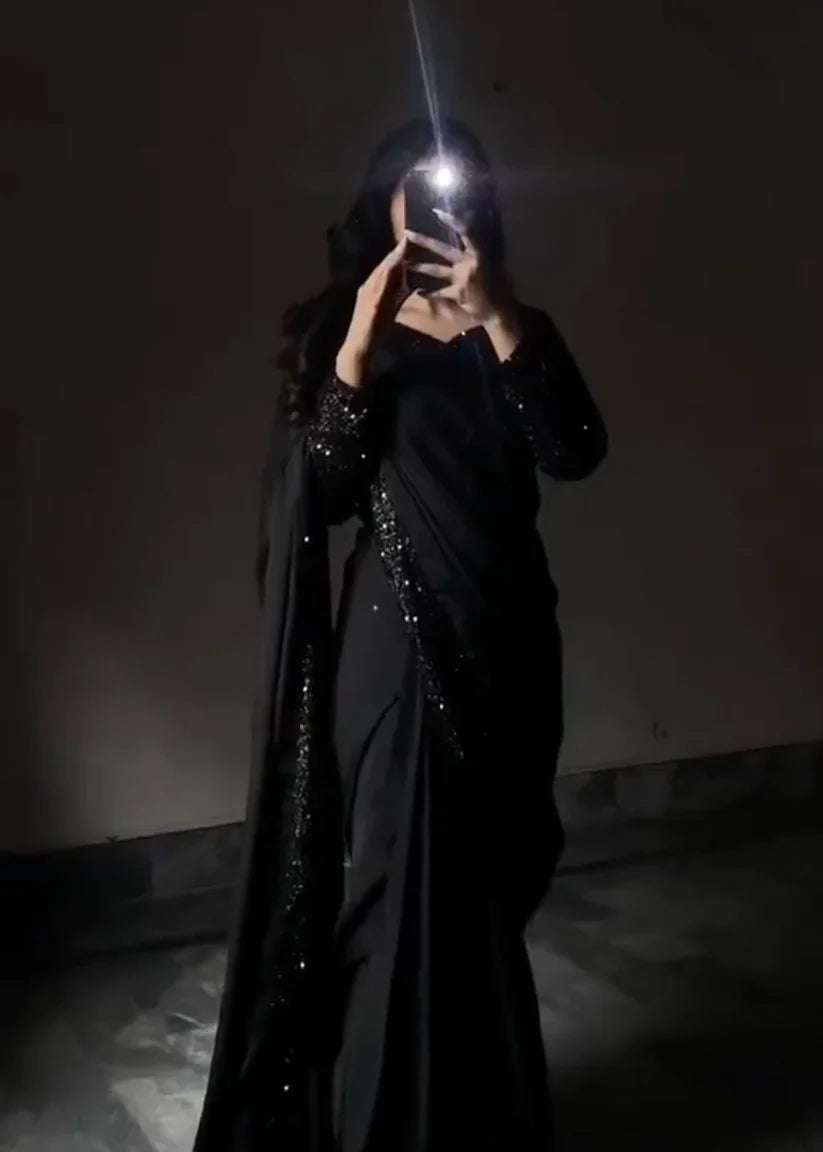 Premium Shamose Silk Saree Ready to Wear Elegance